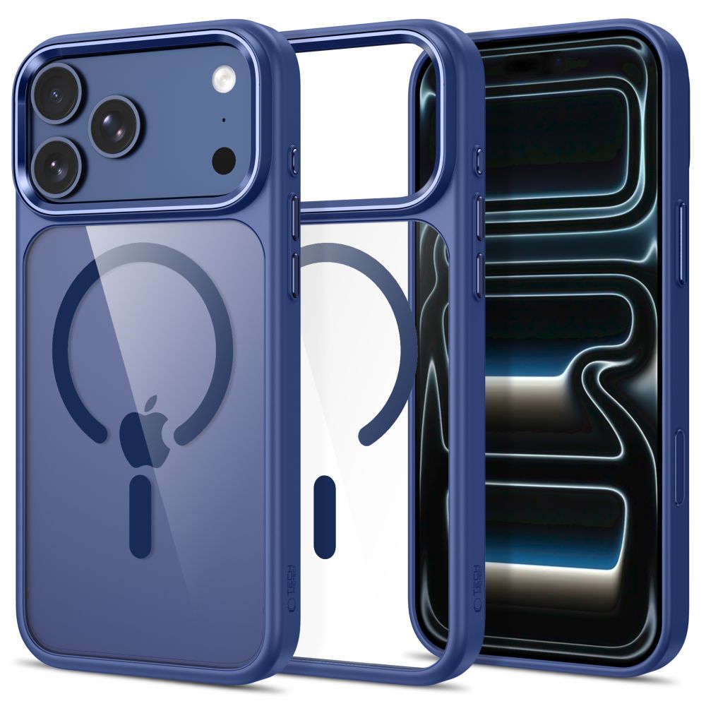 Tech-Protect Magmat Magsafe Cc iPhone 17 Pro / 18 Pro Deep Blue/Clear - phone case | Mobilrise