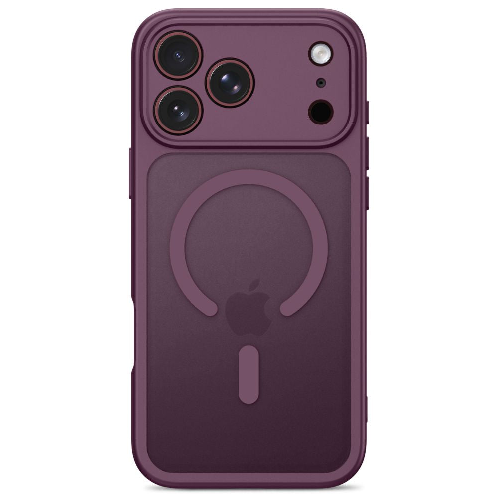 Tech-Protect Basicmag Magsafe iPhone 17 Pro / 18 Pro Matte Dark Cherry - phone case - alternate view 4 | Mobilrise