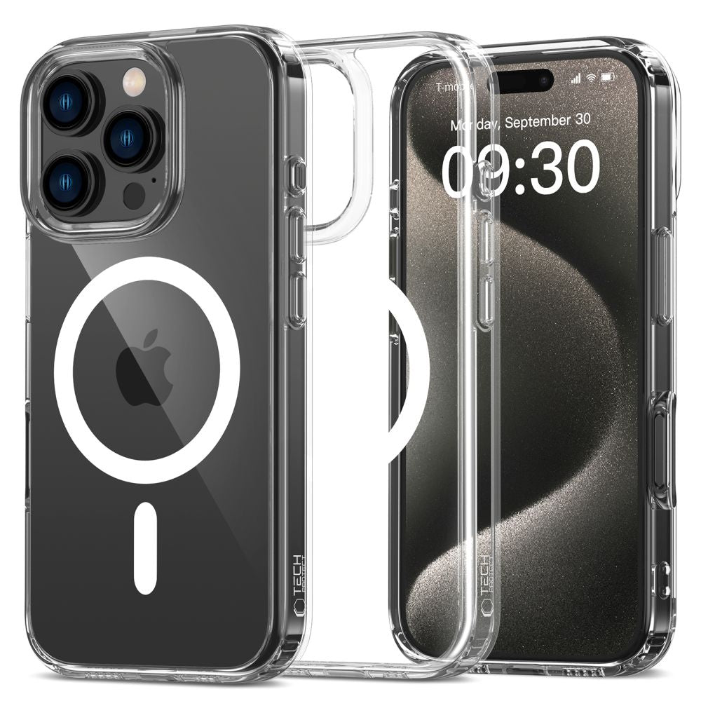 Tech-Protect FlexAir Hybrid MagSafe per iPhone 16 Pro Max - Trasparente