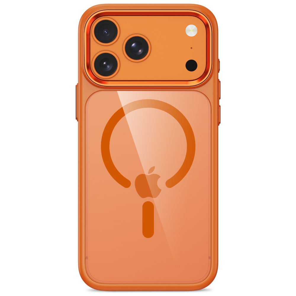 Tech-Protect Magmat Magsafe Cc iPhone 17 Pro / 18 Pro Cosmic Orange/Clear - phone case - alternate view 4 | Mobilrise