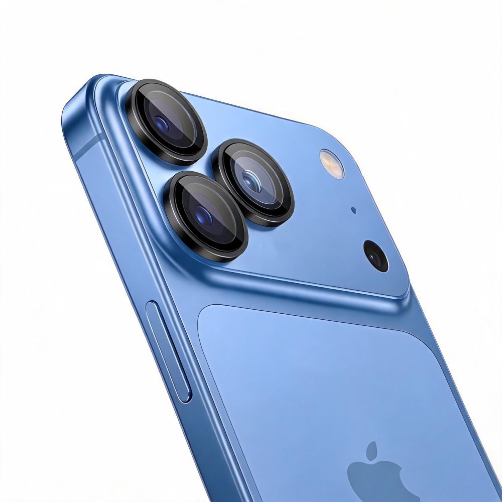 Tech-Protect Camring Fit+ iPhone 18 Pro / Max Black - camera lens protector - alternate view 4 | Mobilrise
