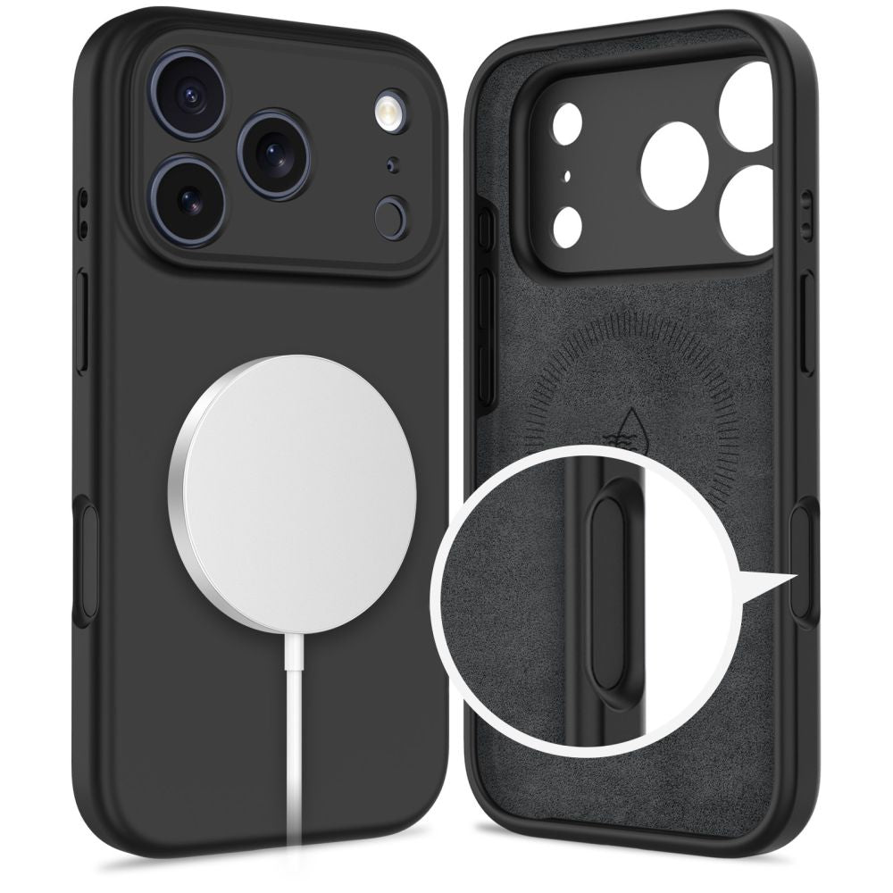 Tech-Protect Silicone Magsafe iPhone 17 Pro Max / 18 Pro Max Black - phone case - alternate view 5 | Mobilrise