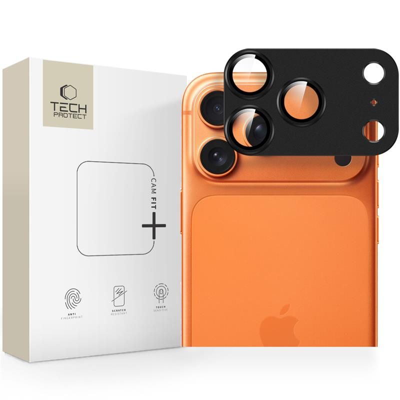 Kameraschutz Tech-Protect Camfull Fit+ für iPhone 17 Pro Max – Schwarz
