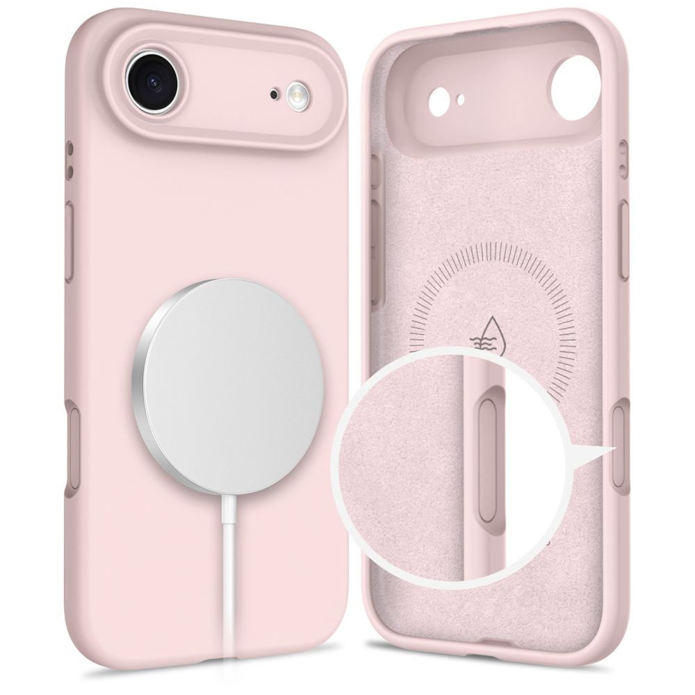 Tech-Protect Silicone Magsafe iPhone Air Pink Pearl - phone case - alternate view 5 | Mobilrise
