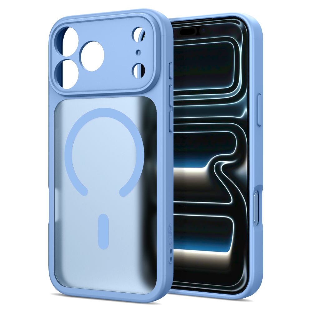 Tech-Protect Basicmag Magsafe iPhone 17 Pro / 18 Pro Matte Light Blue - phone case - alternate view 5 | Mobilrise