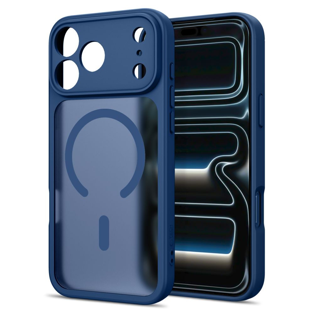 Tech-Protect Basicmag Magsafe iPhone 17 Pro Max / 18 Pro Max Matte Deep Blue - phone case - alternate view 5 | Mobilrise