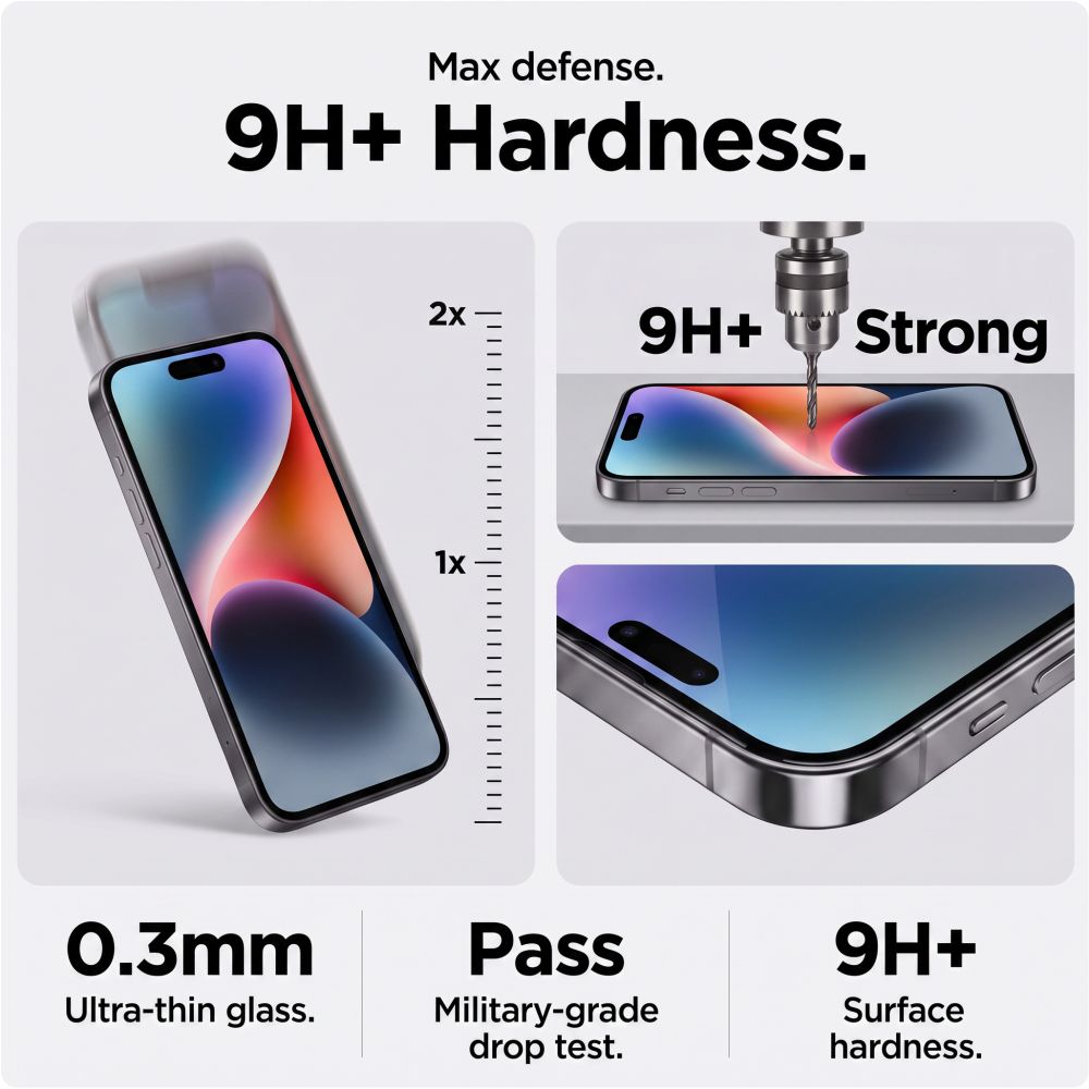 Tech-Protect Glass Spy+ 2-Pack iPhone 17 Pro Max / 18 Pro Max Privacy - alternate view 5 | Mobilrise