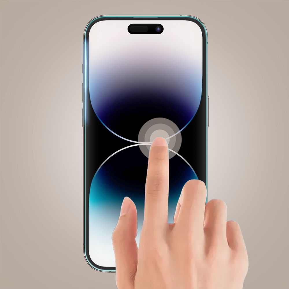Tech-Protect Supreme Set 3-Pack iPhone 16 Clear - tempered glass screen protector - alternate view 5 | Mobilrise