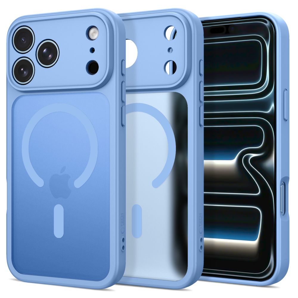 Tech-Protect Basicmag Magsafe iPhone 17 Pro Max / 18 Pro Max Matte Light Blue - phone case | Mobilrise