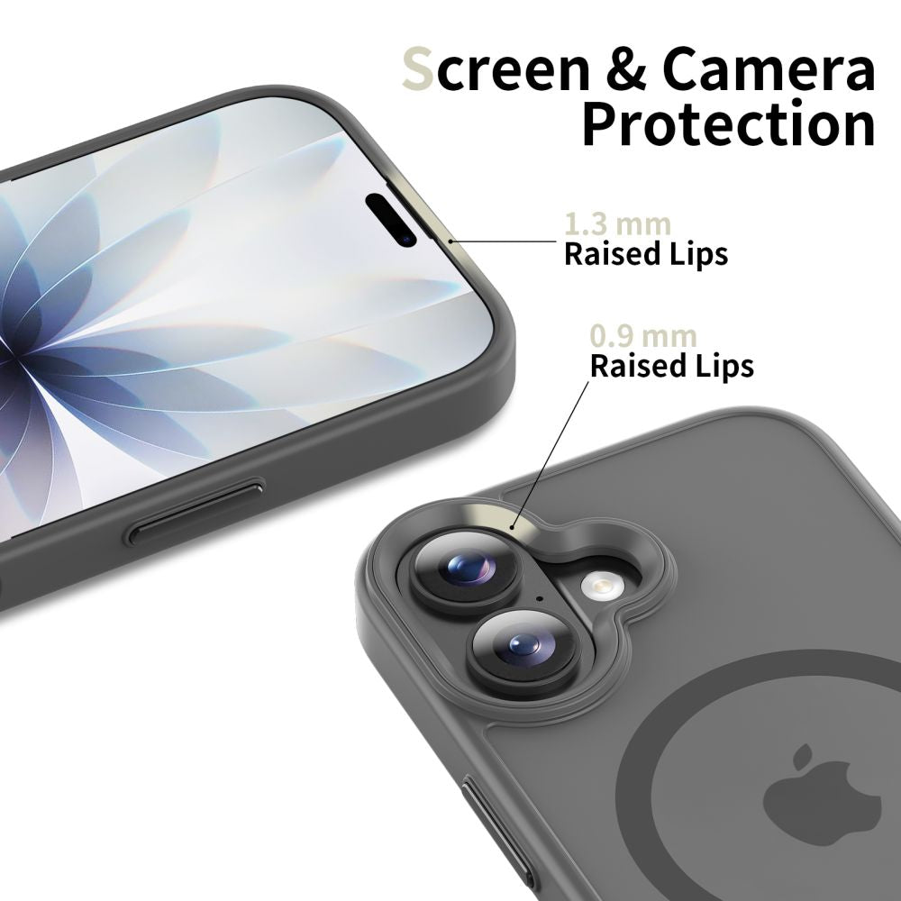 Tech-Protect Magmat Magsafe iPhone 17 Matte Crayon Gray - phone case - alternate view 5 | Mobilrise