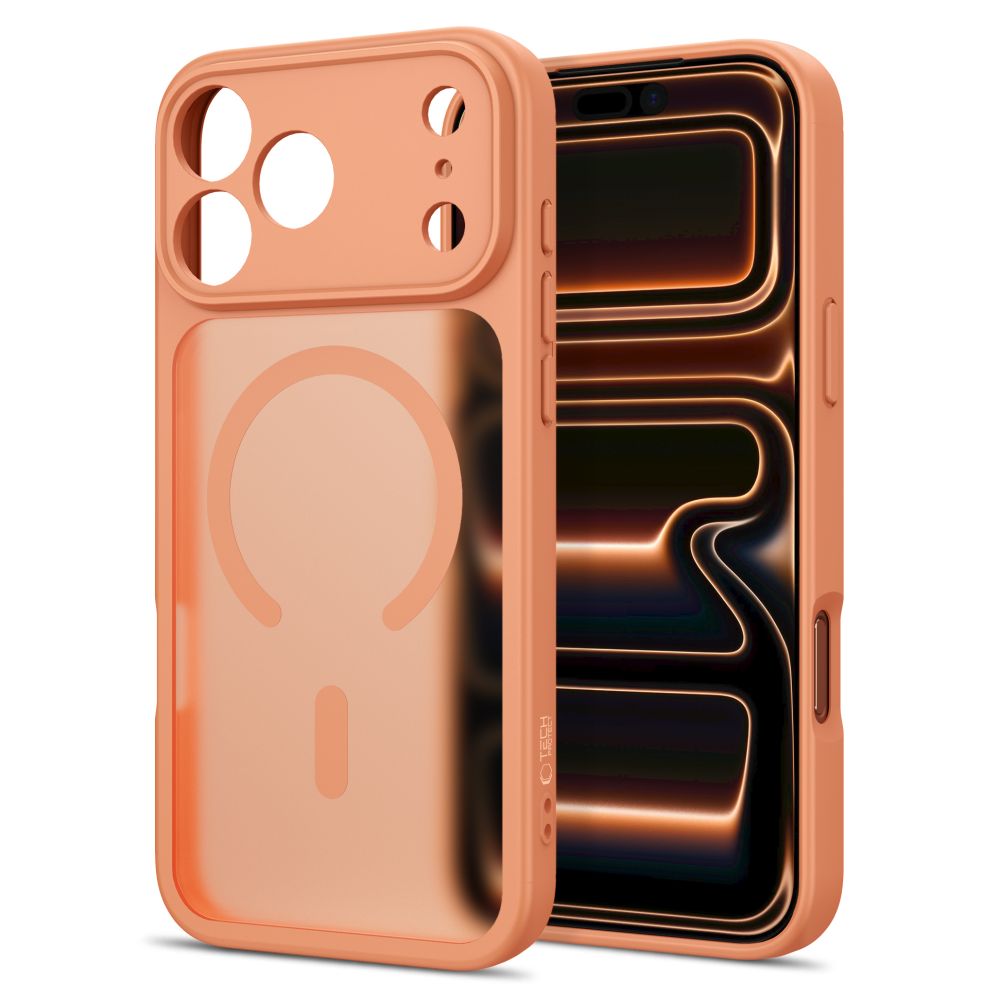 Tech-Protect Basicmag Magsafe iPhone 17 Pro Max / 18 Pro Max Matte Cosmic Orange - phone case - alternate view 5 | Mobilrise