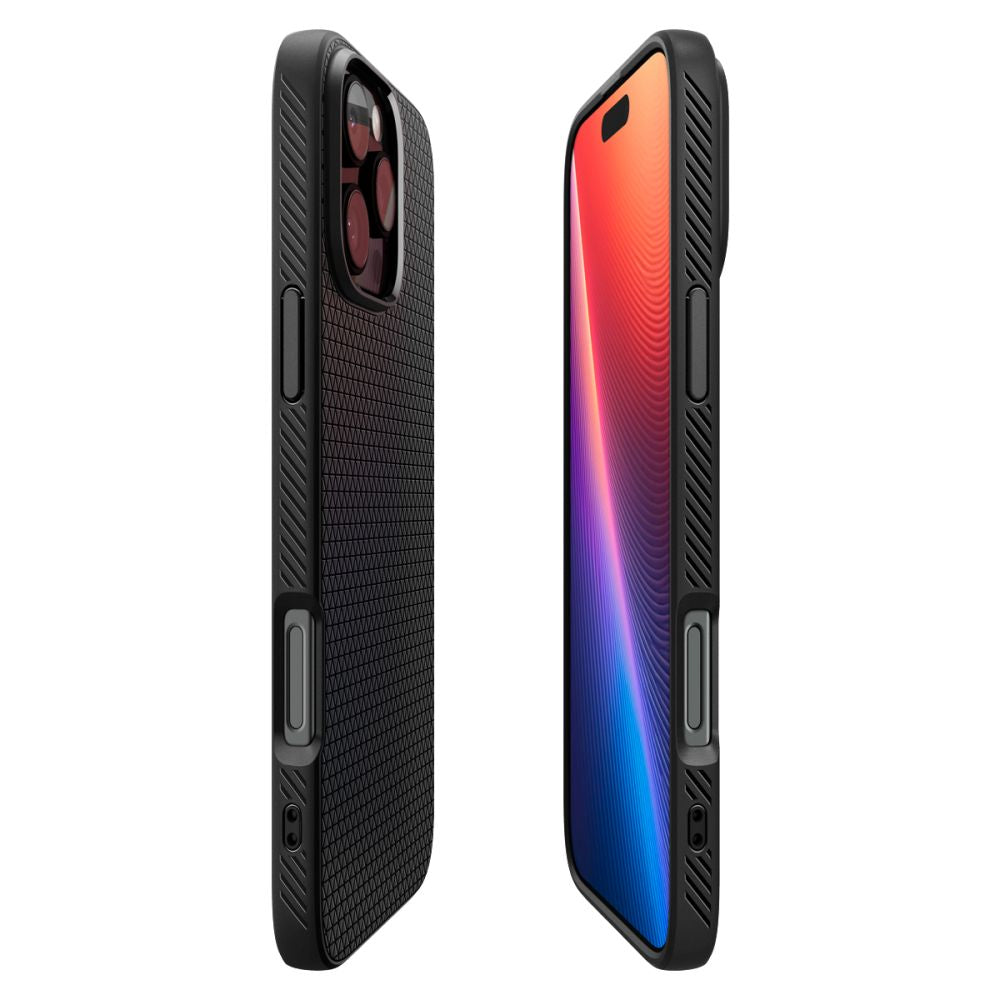 Spigen Liquid Air iPhone 16 Pro Matte Black - phone case - alternate view 6 | Mobilrise