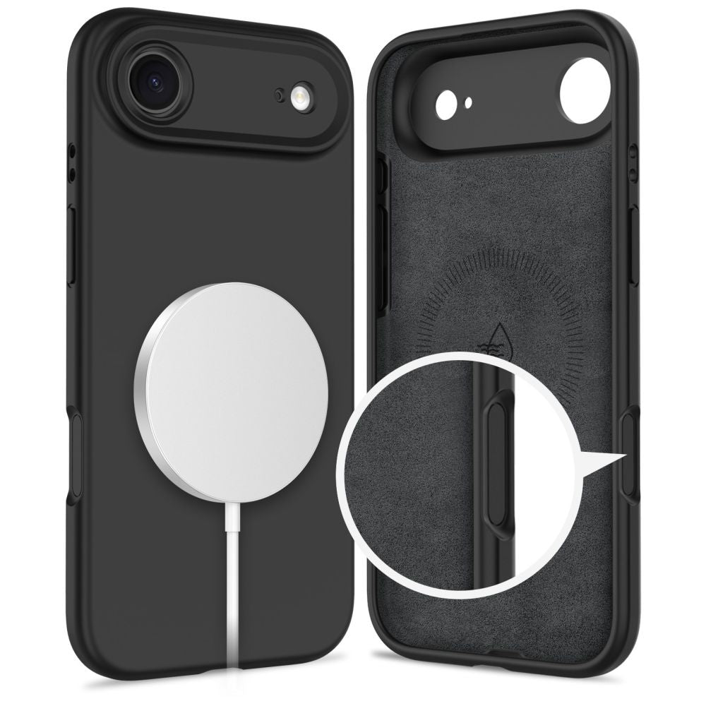 Tech-Protect Silicone Magsafe iPhone Air Black - phone case - alternate view 5 | Mobilrise