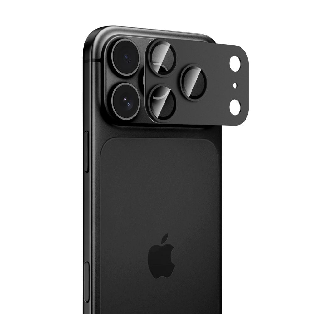 Tech-Protect Camfull Fit+ iPhone 18 Pro Max Black - camera lens protector - alternate view 2 | Mobilrise