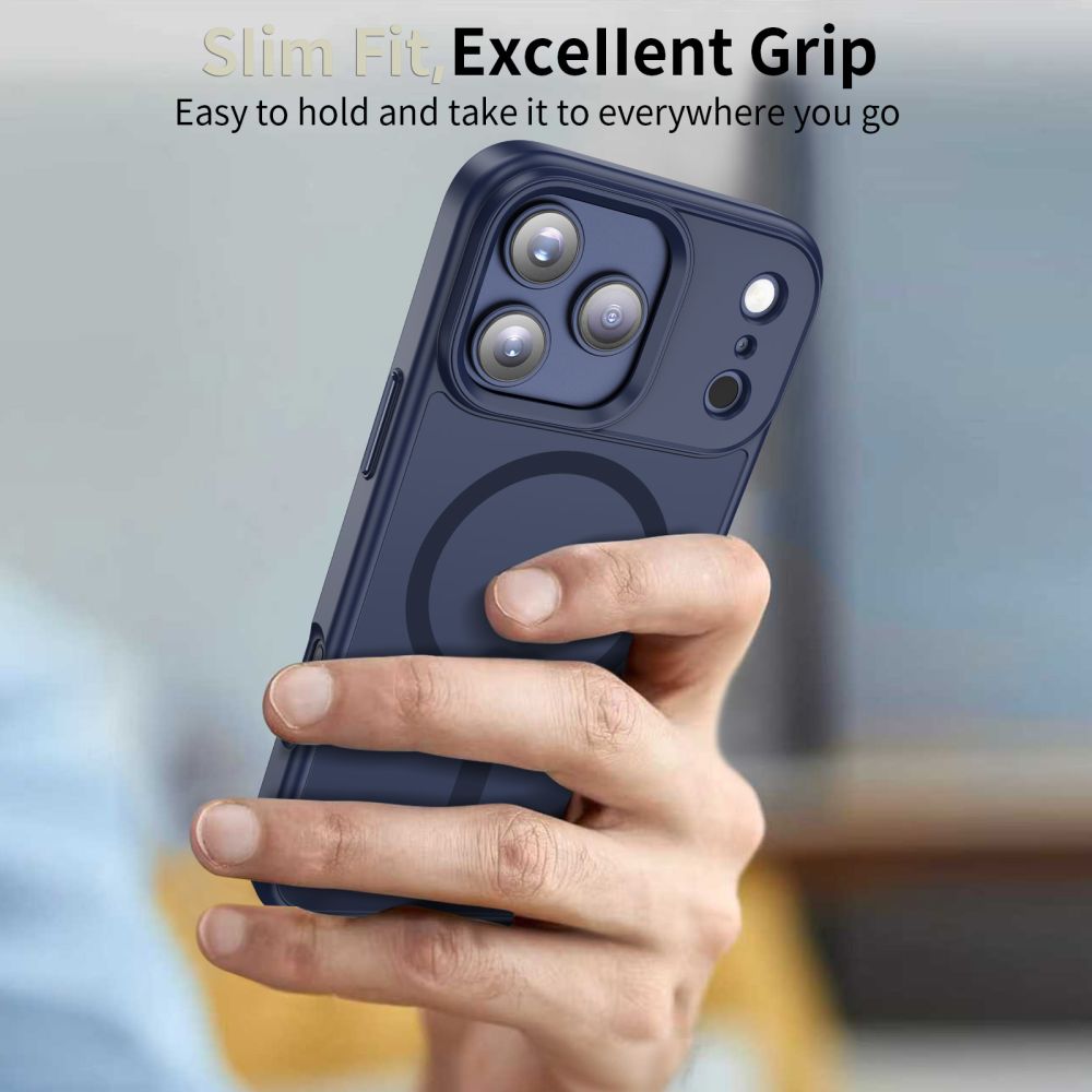 Tech-Protect Magmat Magsafe iPhone 17 Pro / 18 Pro Matte Deep Blue - phone case - alternate view 6 | Mobilrise