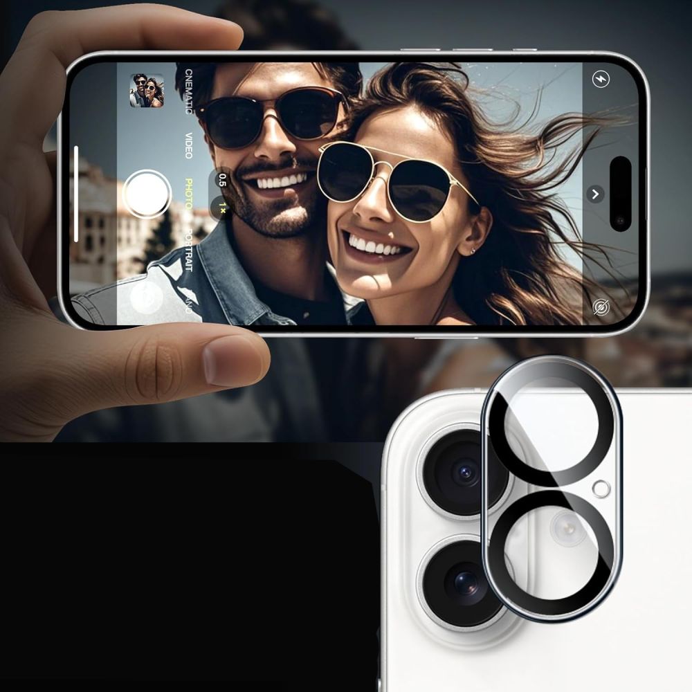 Camera Cover Tech-Protect Cam Fit+ iPhone 17 Clear - camera lens protector - alternate view 4 | Mobilrise