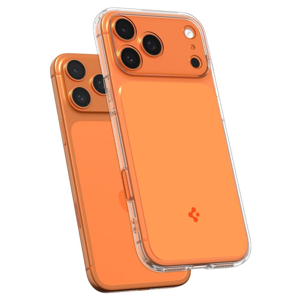 Spigen Ultra Hybrid 'T' Mag Magsafe iPhone 17 Pro / 18 Pro Glossy Orange - phone case - alternate view 6 | Mobilrise