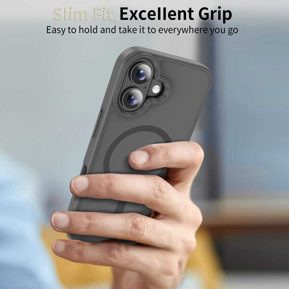 Tech-Protect Magmat Magsafe iPhone 17 Matte Crayon Gray - phone case - alternate view 7 | Mobilrise