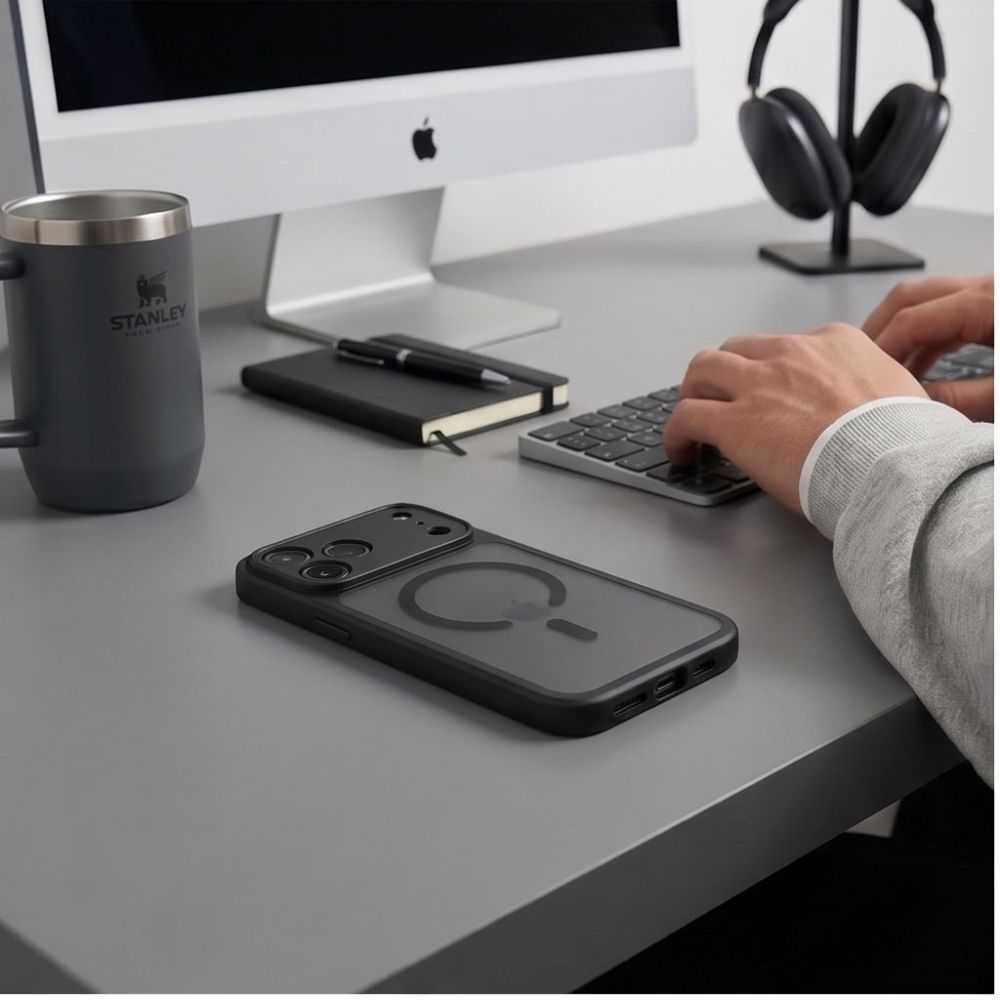 Tech-Protect Basicmag Magsafe iPhone 17 Pro Max / 18 Pro Max Matte Black - phone case - alternate view 7 | Mobilrise