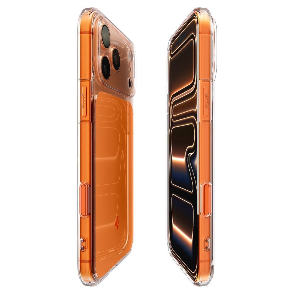 Spigen Ultra Hybrid 'T' Mag Magsafe iPhone 17 Pro / 18 Pro Glossy Orange - phone case - alternate view 7 | Mobilrise