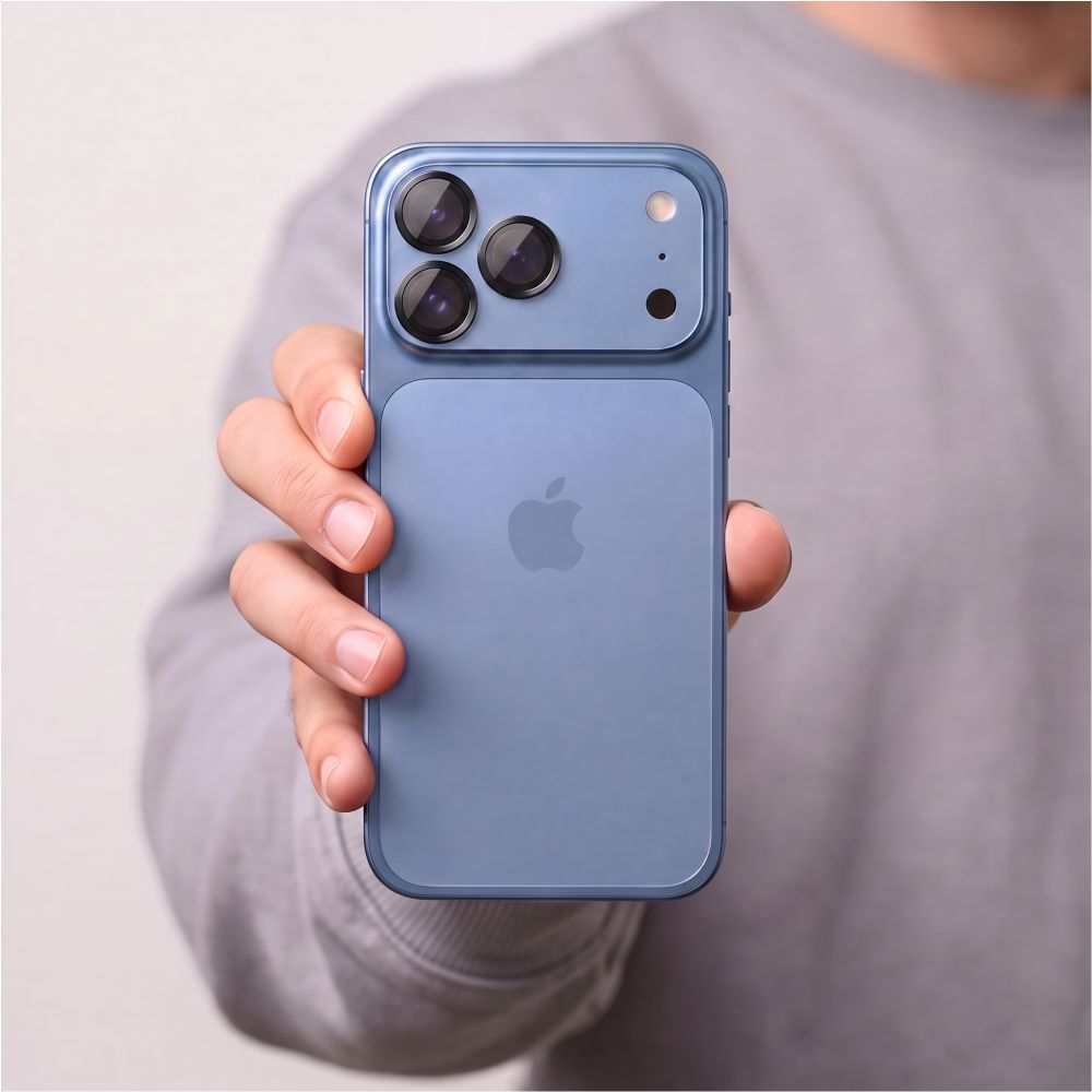 Tech-Protect Camring Fit+ iPhone 18 Pro / Max Black - camera lens protector - alternate view 7 | Mobilrise