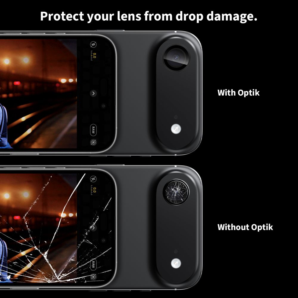 Tech-Protect Camring Fit+ iPhone Air Clear - camera lens protector - alternate view 5 | Mobilrise
