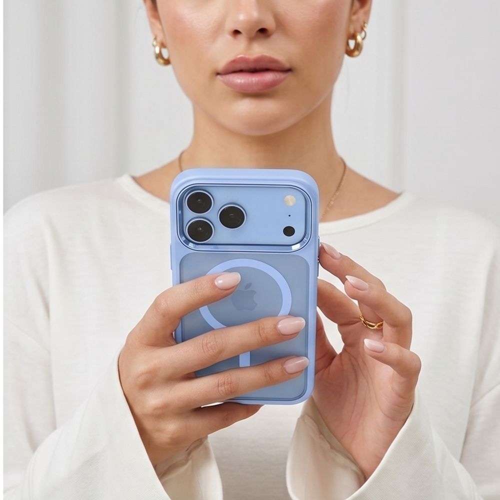 Tech-Protect Magmat Magsafe Cc iPhone 17 Pro / 18 Pro Light Blue/Clear - phone case - alternate view 7 | Mobilrise