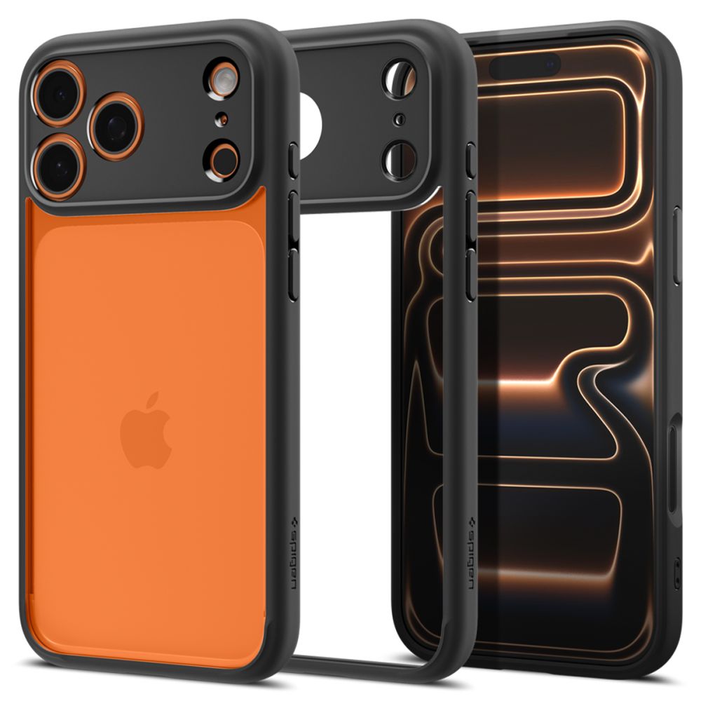 Spigen Ultra Hybrid iPhone 17 Pro Max Noir mat
