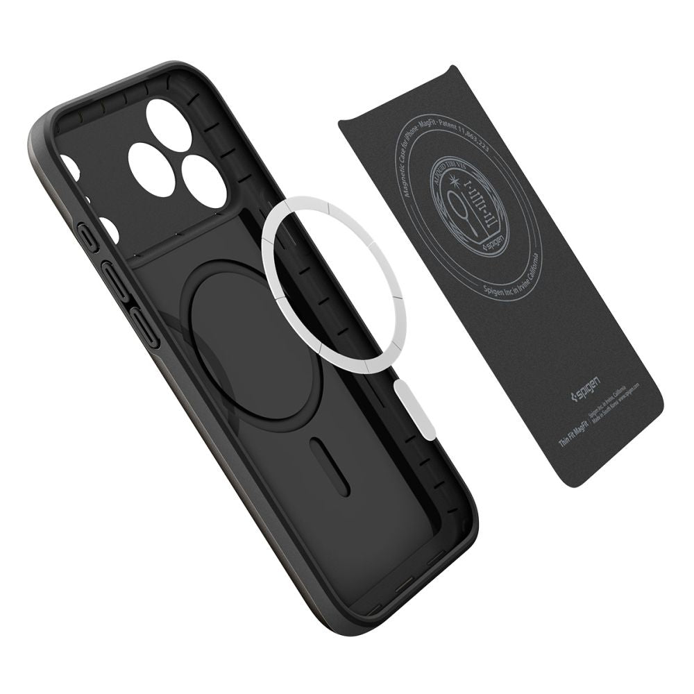 Spigen Thin Fit Mag Magsafe iPhone 17 Pro Max / 18 Pro Max Black - phone case - alternate view 5 | Mobilrise