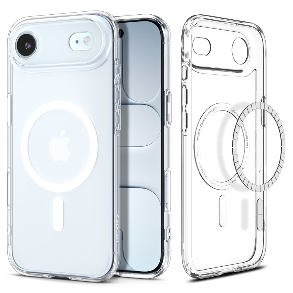 Spigen Ultra Hybrid Mag MagSafe für iPhone Air – Clear/White