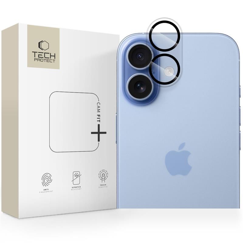 Cache Caméra Tech-Protect Cam Fit+ iPhone 17 Transparent
