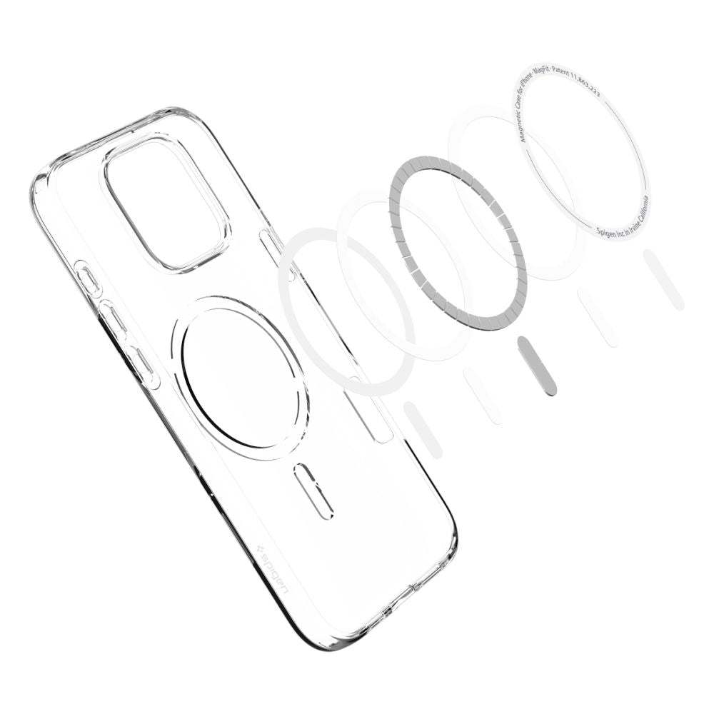 Spigen Liquid Crystal Mag Magsafe iPhone 16 Pro Clear - phone case - alternate view 8 | Mobilrise