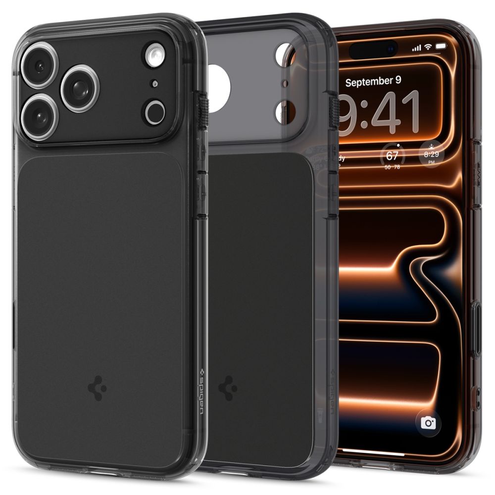 Spigen Ultra Hybrid 'T' Mag MagSafe für iPhone 17 Pro – Mattschwarz