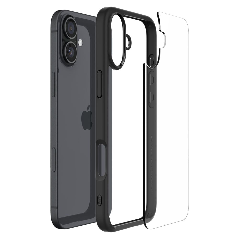 Spigen Ultra Hybrid iPhone 16 Matte Black - phone case - alternate view 8 | Mobilrise