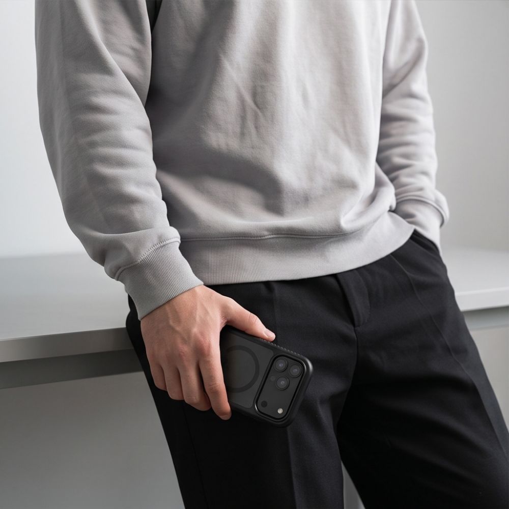 Tech-Protect Defense Magsafe iPhone 17 Pro Max / 18 Pro Max Matte Black - phone case - alternate view 8 | Mobilrise