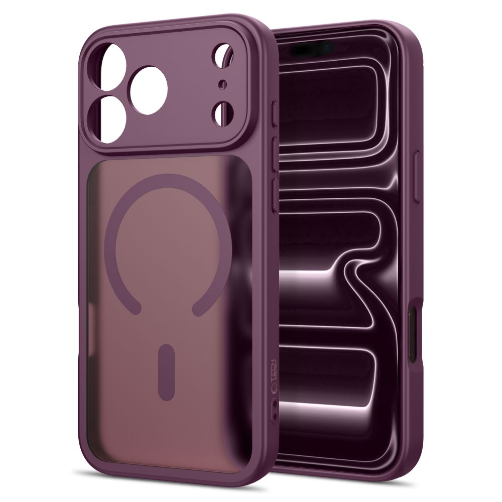 Tech-Protect Basicmag Magsafe iPhone 17 Pro / 18 Pro Matte Dark Cherry - phone case - alternate view 5 | Mobilrise