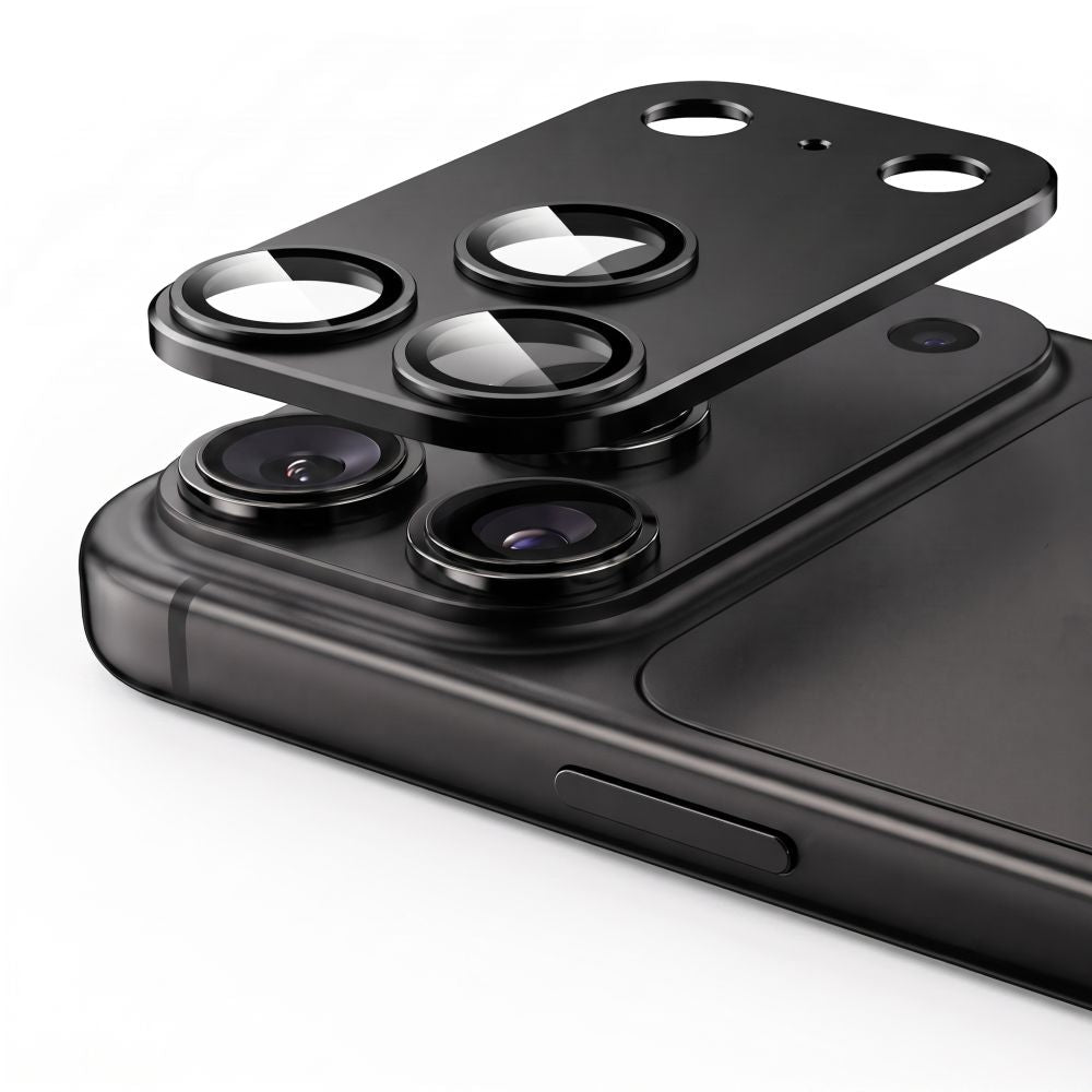 Tech-Protect Camfull Fit+ iPhone 18 Pro Black - camera lens protector - alternate view 4 | Mobilrise