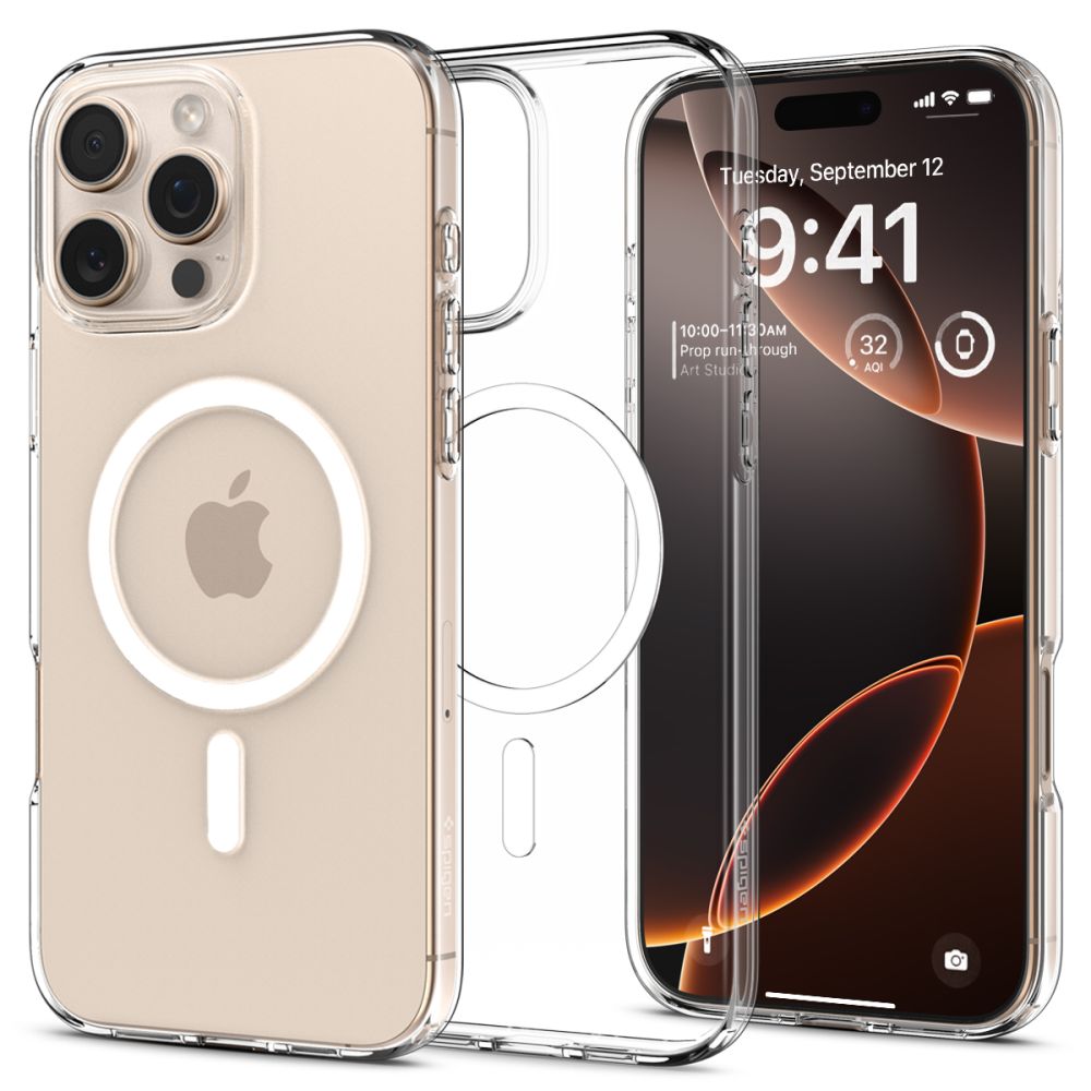 Spigen Liquid Crystal Mag MagSafe per iPhone 16 Pro Max - Trasparente