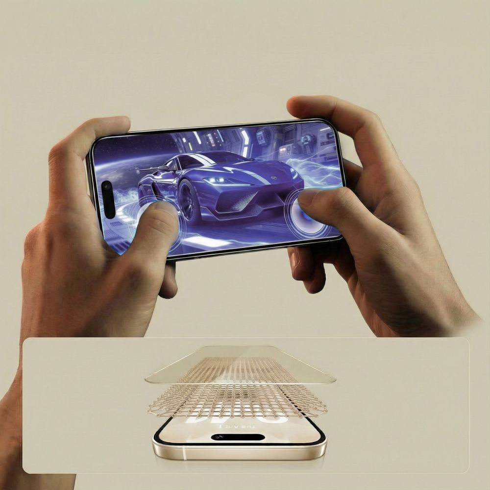 Tech-Protect Camring Fit+ iPhone Air Black - camera lens protector - alternate view 6 | Mobilrise