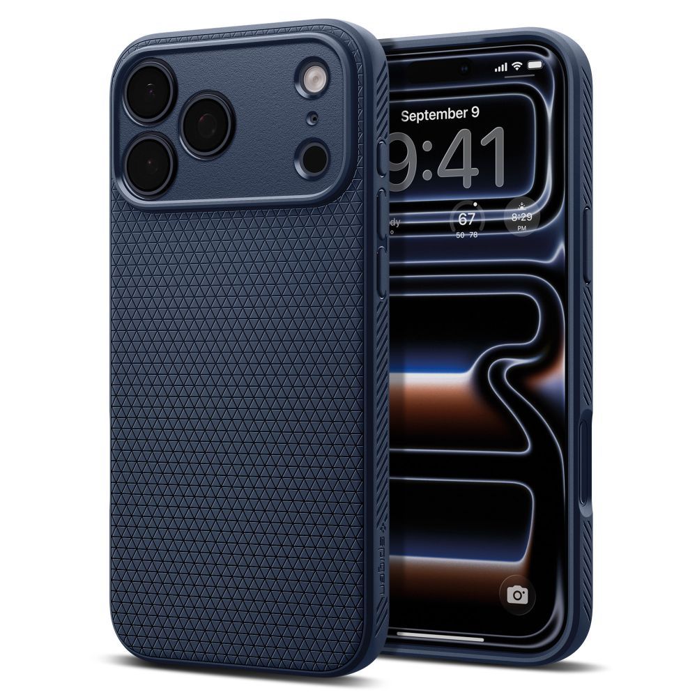Spigen Liquid Air per iPhone 17 Pro - Blu Navy