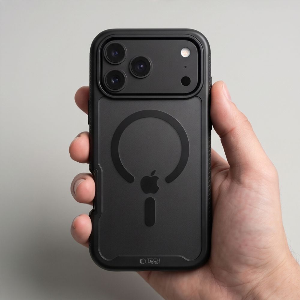 Tech-Protect Defense Magsafe iPhone 17 Pro / 18 Pro Matte Black - phone case - alternate view 9 | Mobilrise
