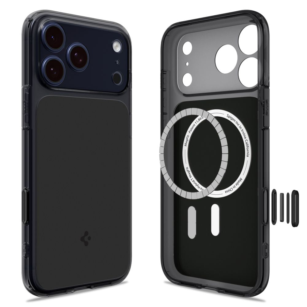 Spigen Ultra Hybrid 'T' Mag Magsafe iPhone 17 Pro / 18 Pro Matte Black - phone case - alternate view 7 | Mobilrise