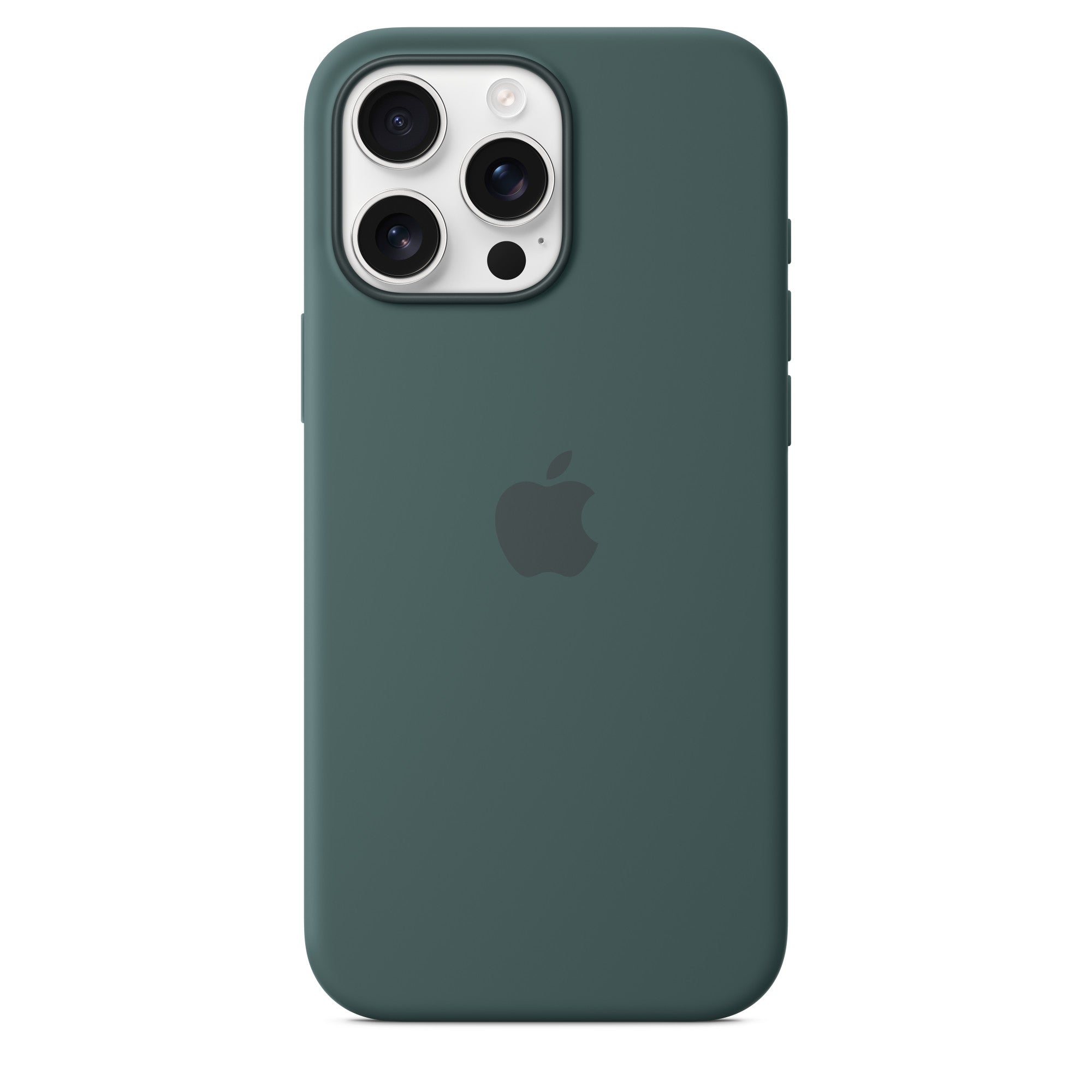 Apple iPhone 16 Pro Max Silikon Case mit MagSafe – Seegrün