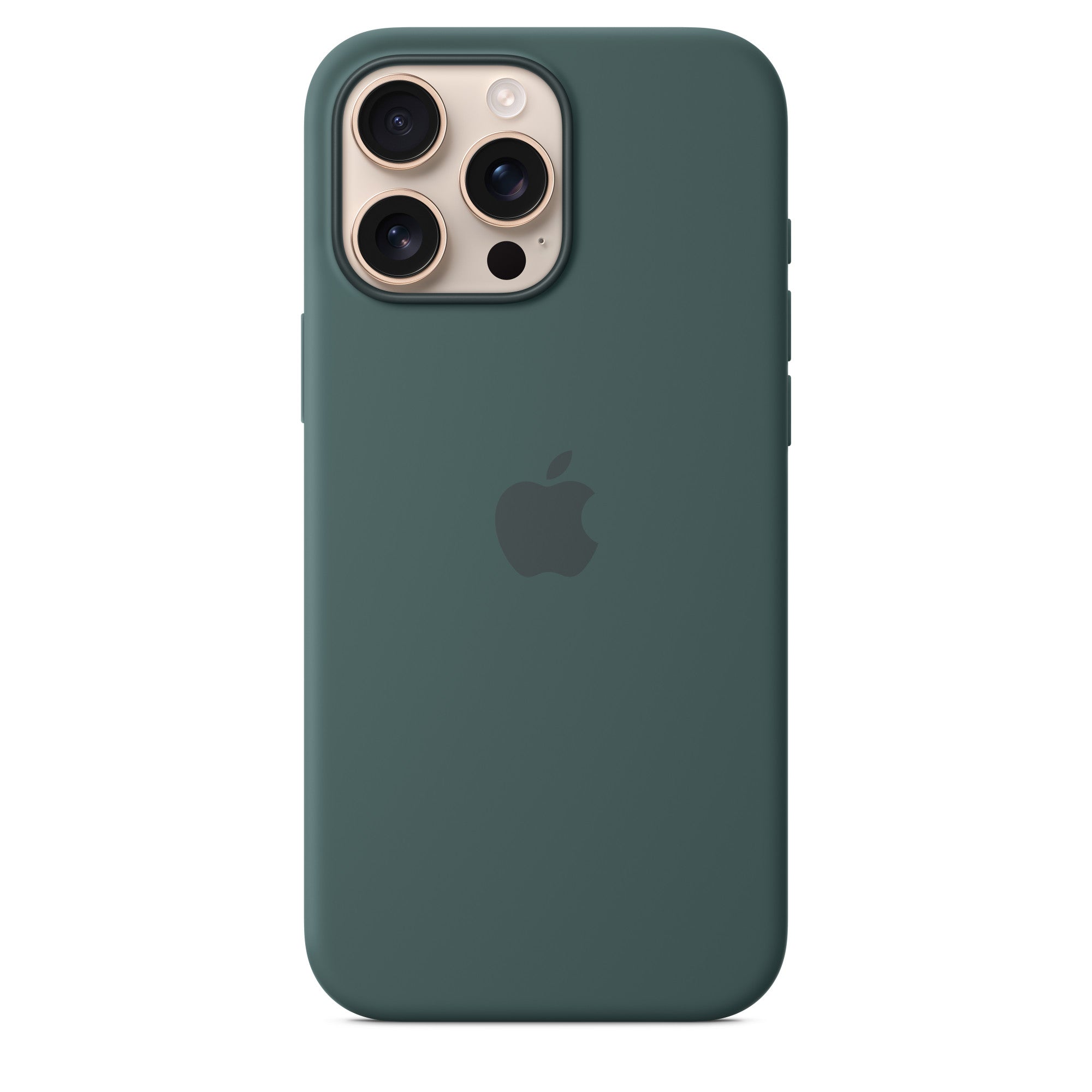 Apple iPhone 16 Pro Max Silikon Case mit MagSafe – Seegrün