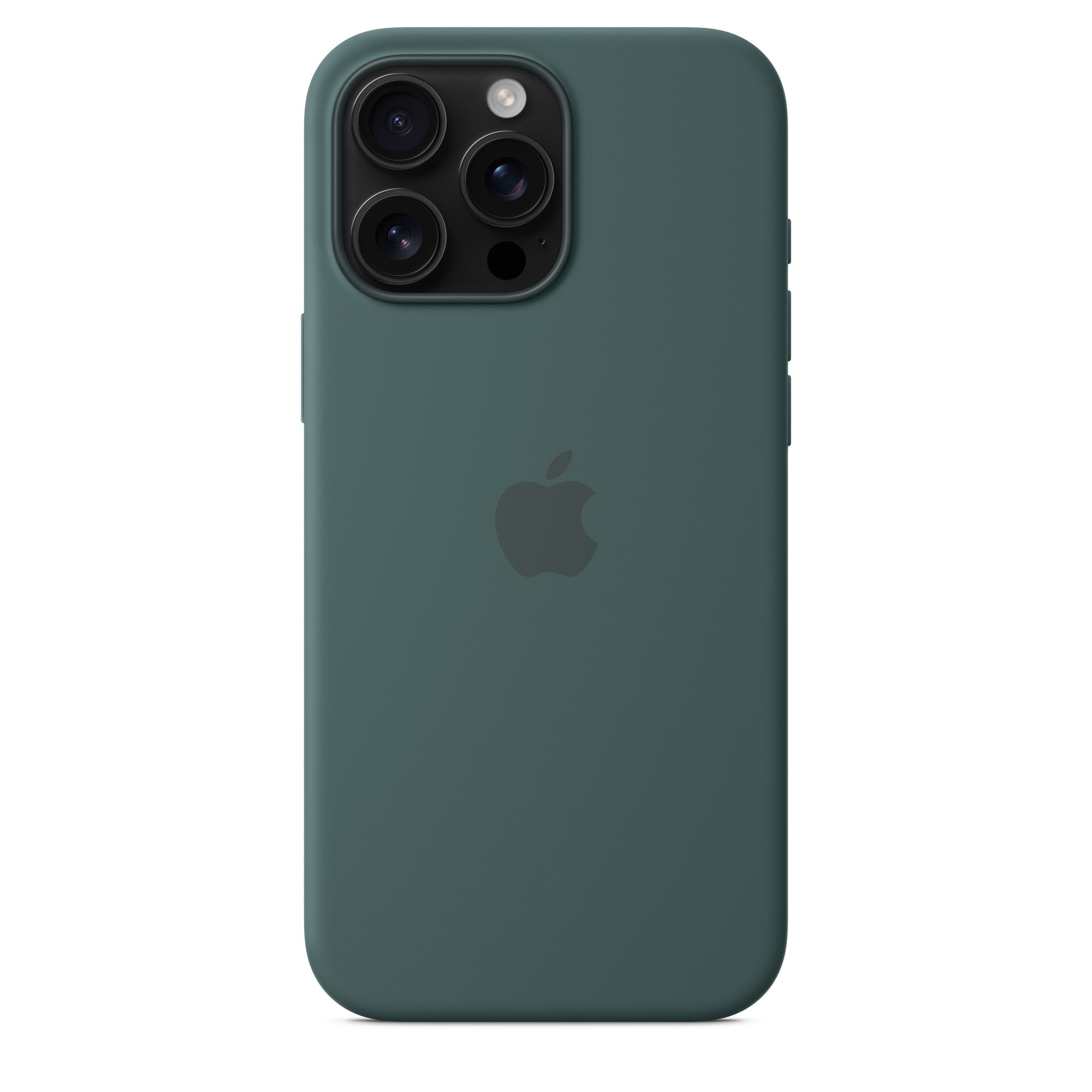 Apple iPhone 16 Pro Silikon Case mit MagSafe – Seegrün