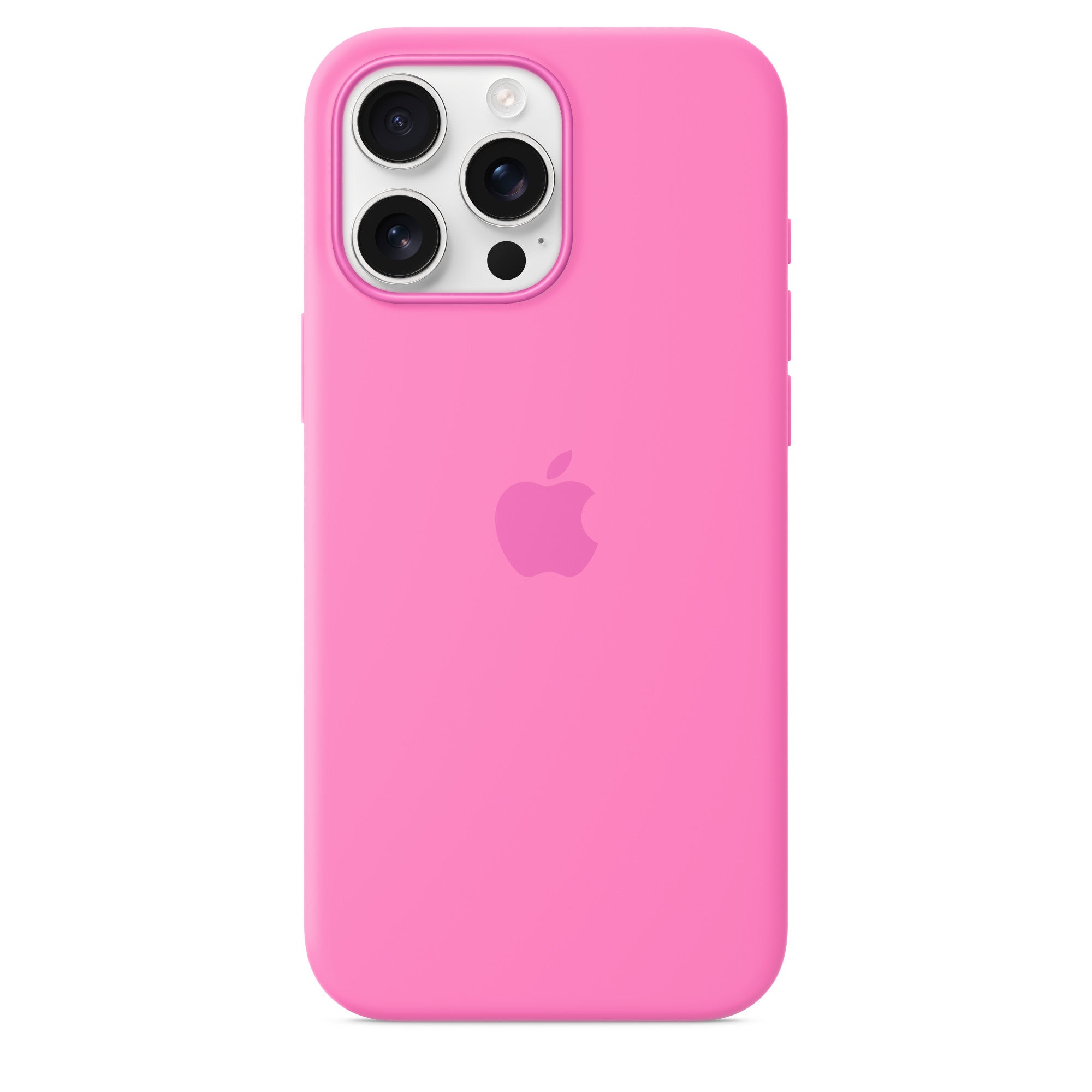 Apple iPhone 16 Pro Silikon Case mit MagSafe – Pfingstrose
