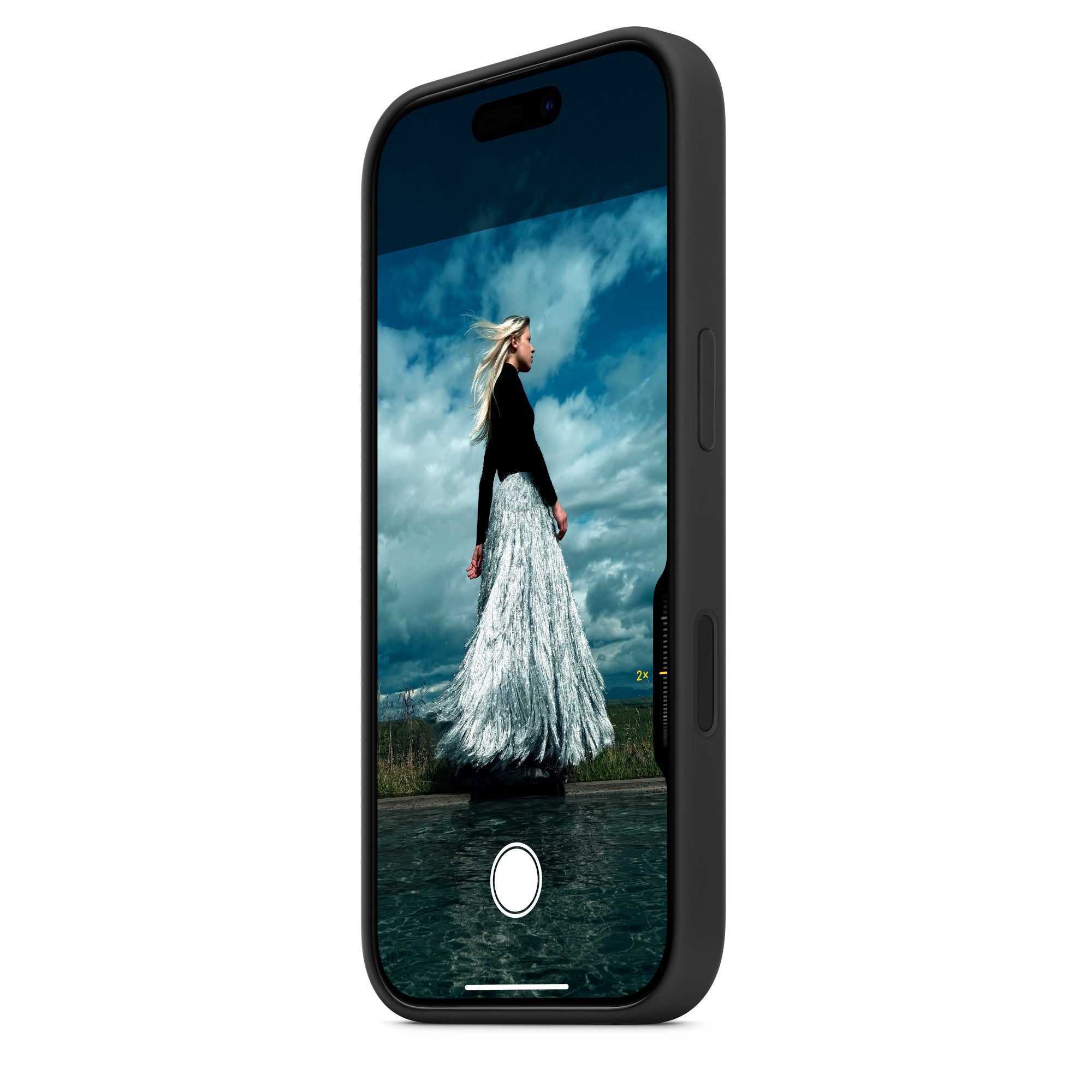 Apple iPhone 16 Pro Silikon Case mit MagSafe – Pfingstrose