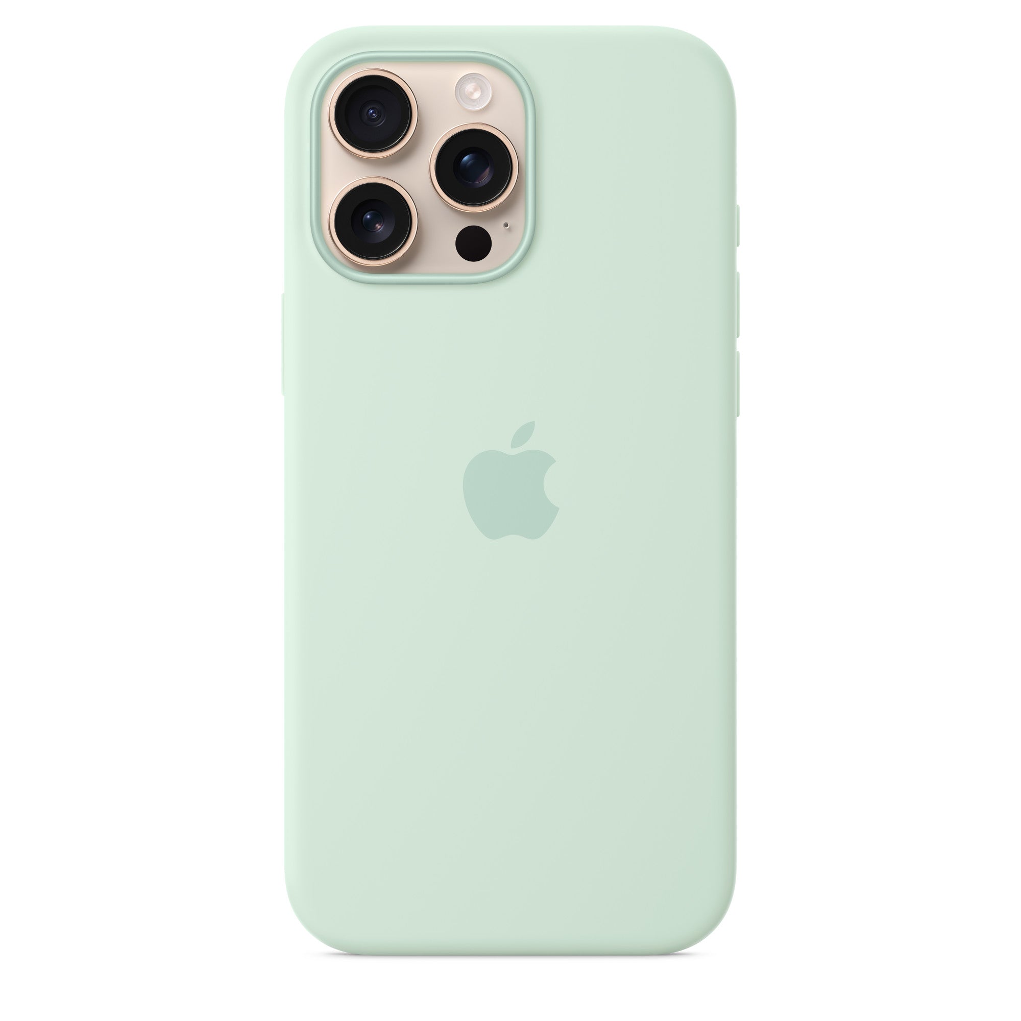 Apple iPhone 16 Pro Max Silikon Case mit MagSafe – Aquamarin
