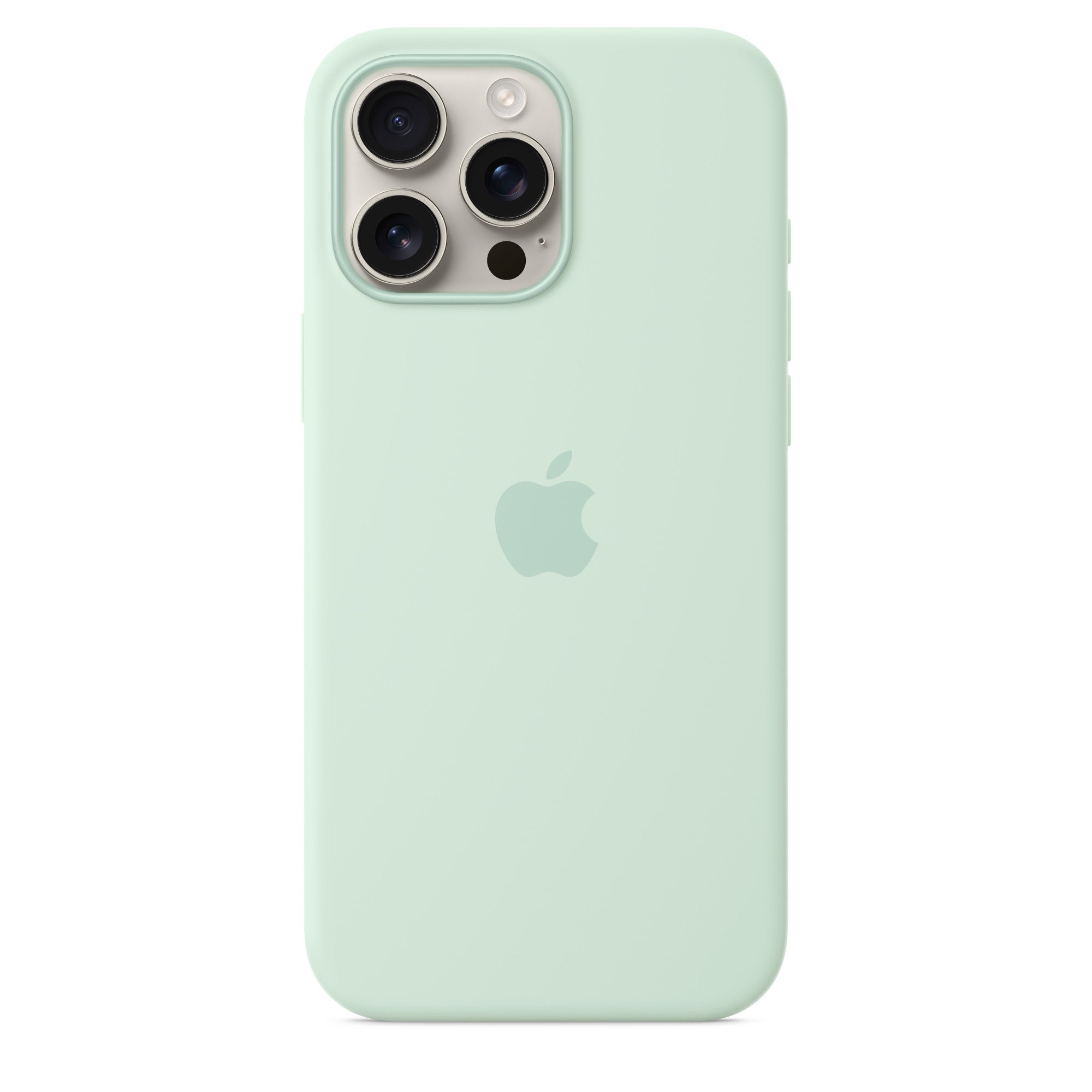 Apple iPhone 16 Pro Max Silikon Case mit MagSafe – Aquamarin