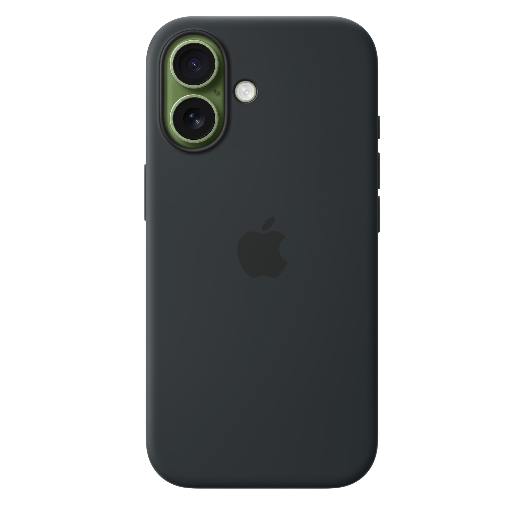 Coque en silicone Apple iPhone 17 avec MagSafe – Noir